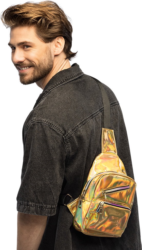 Festival Crossbody Tas Goud Volwassenen