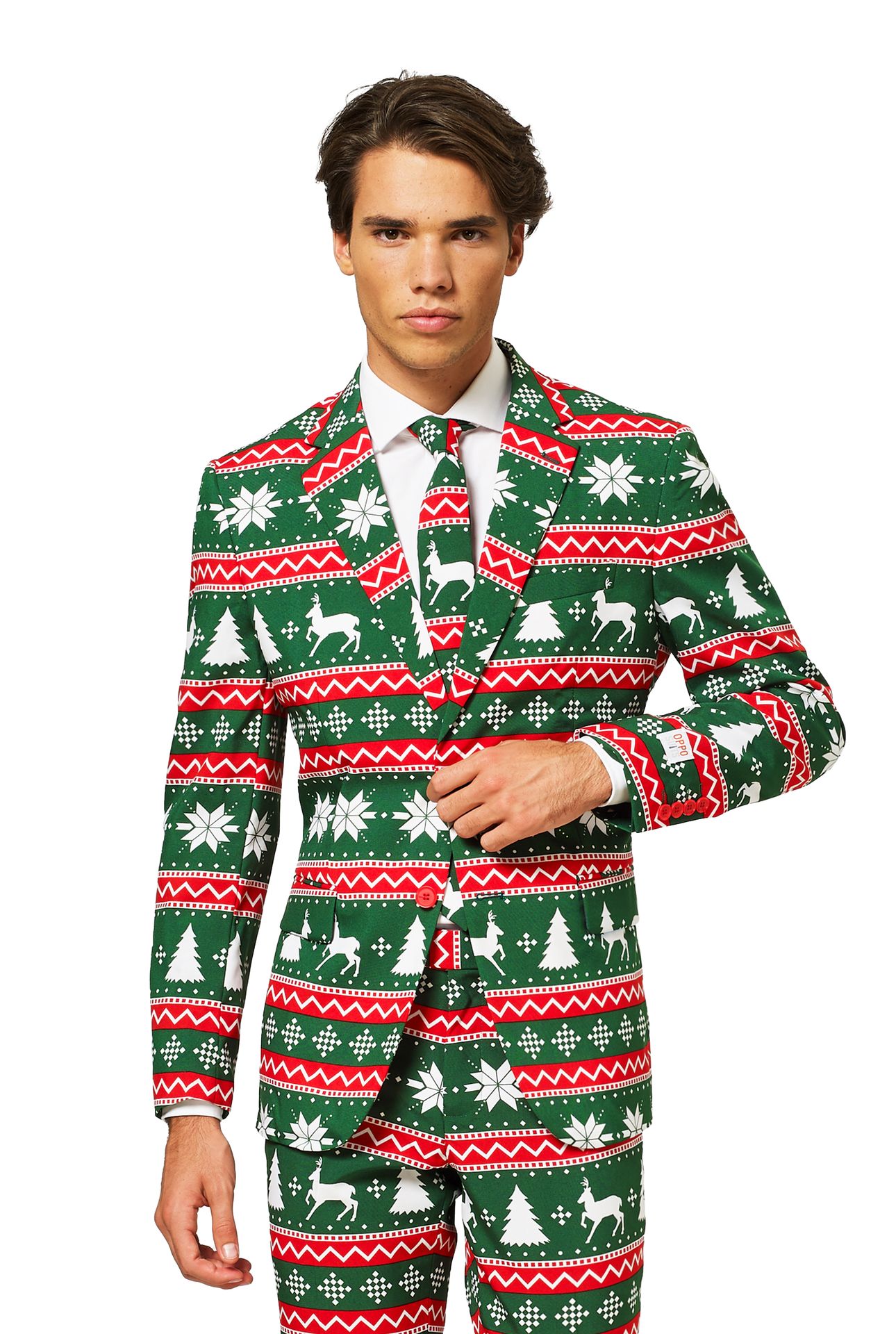 Festive Green Opposuits Kostuum
