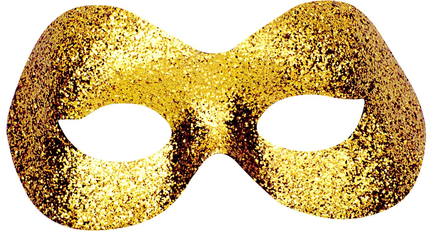 Fidelio gouden glitter oogmasker