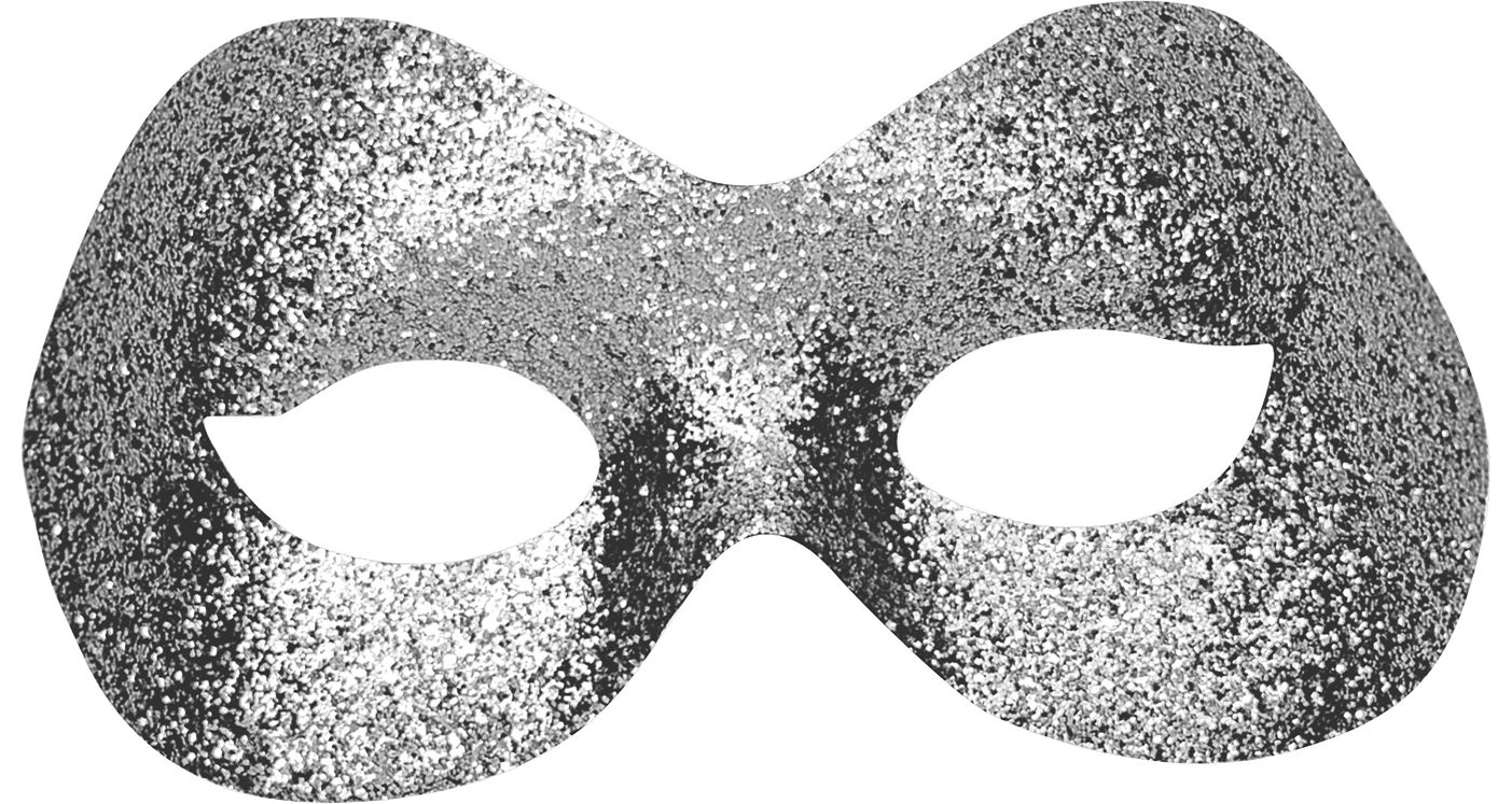Fidelio zilveren glitter oogmasker