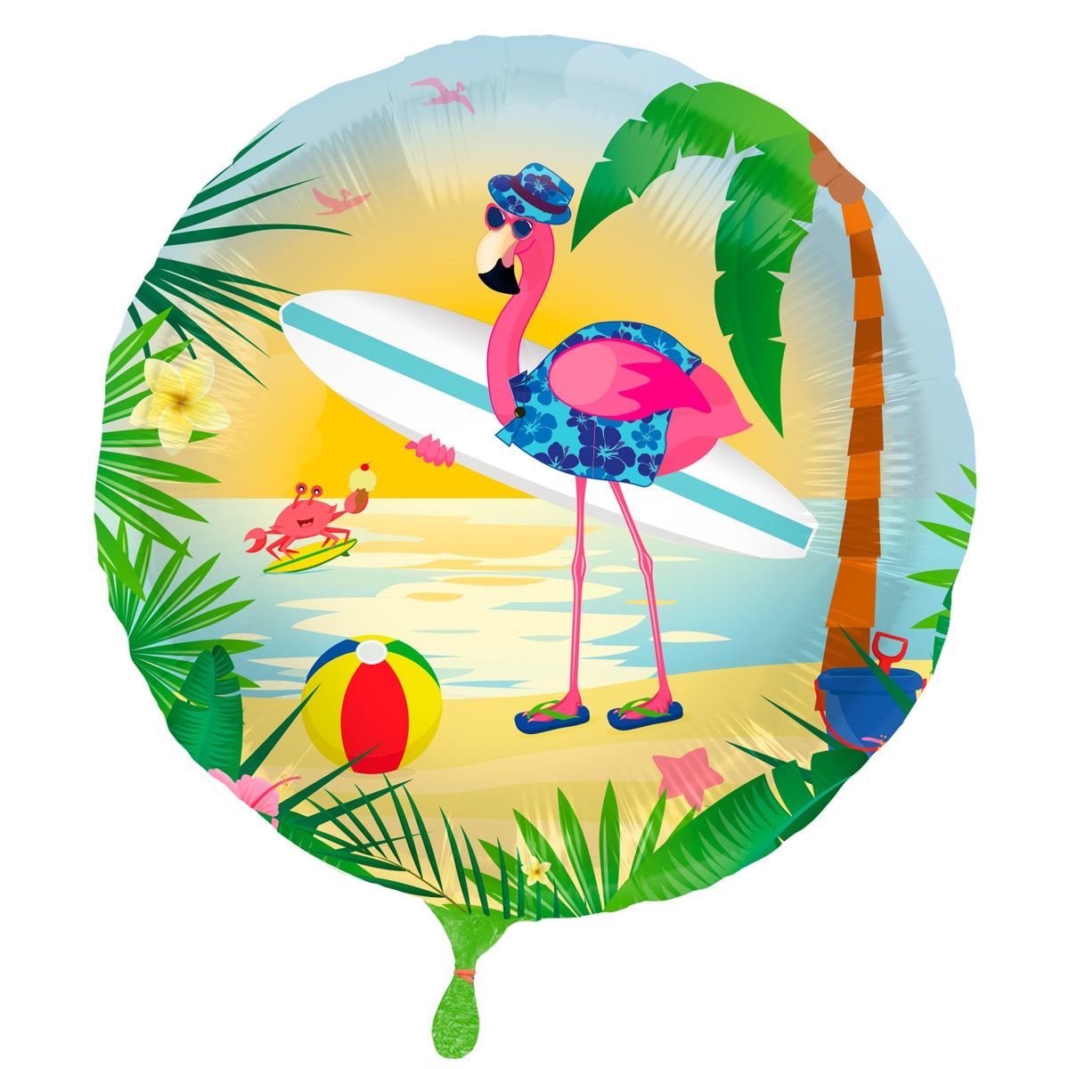 Flamingo Hawaii Folieballon