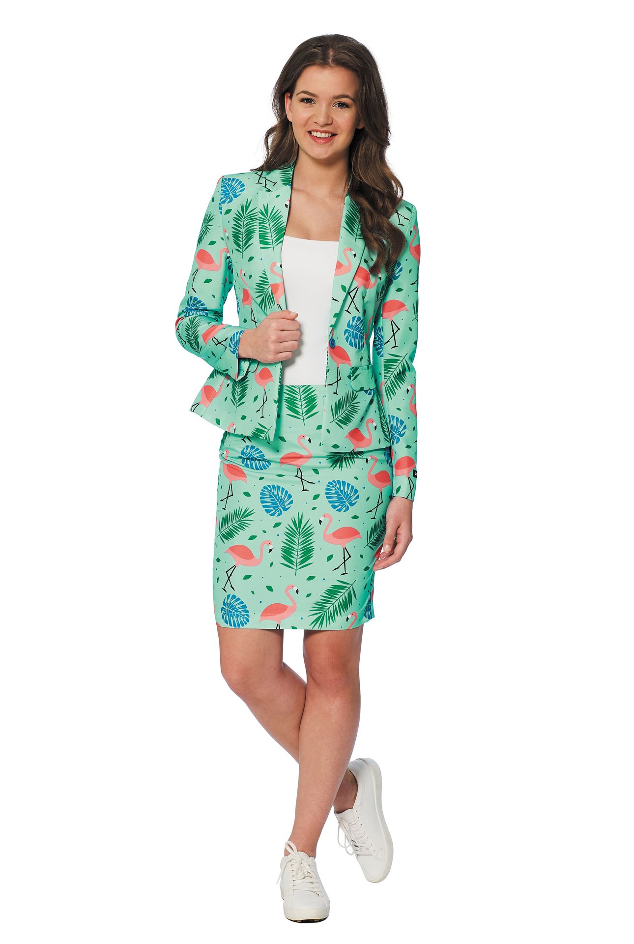 Flamingo Hawaii Suitmeister Dames Kostuum