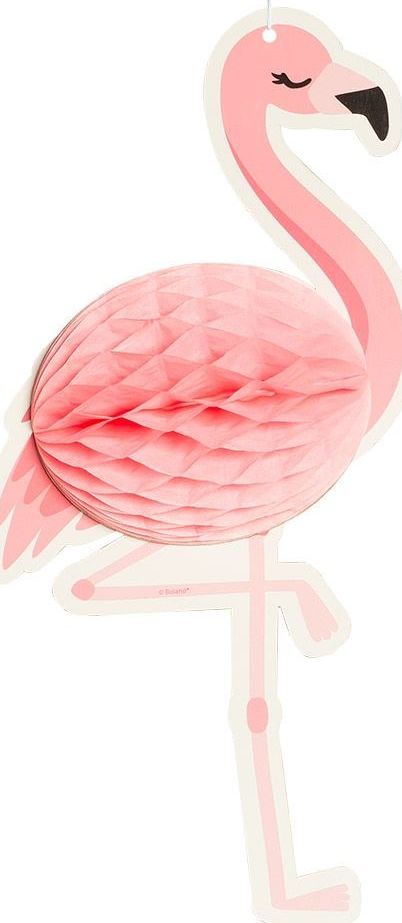 Flamingo Honingraat Hanger