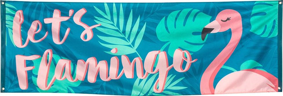 Flamingo Party Banner