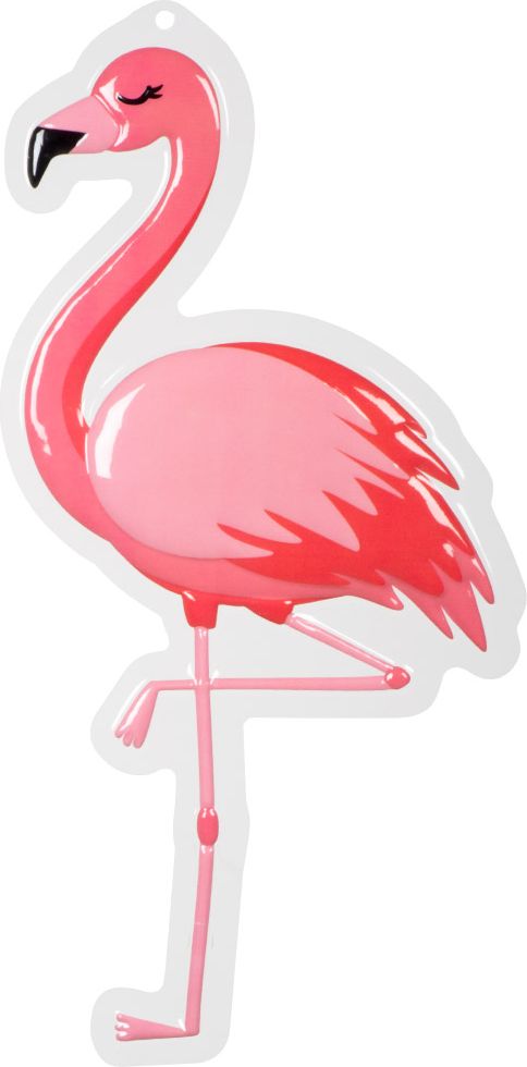 Flamingo party wand decoratie