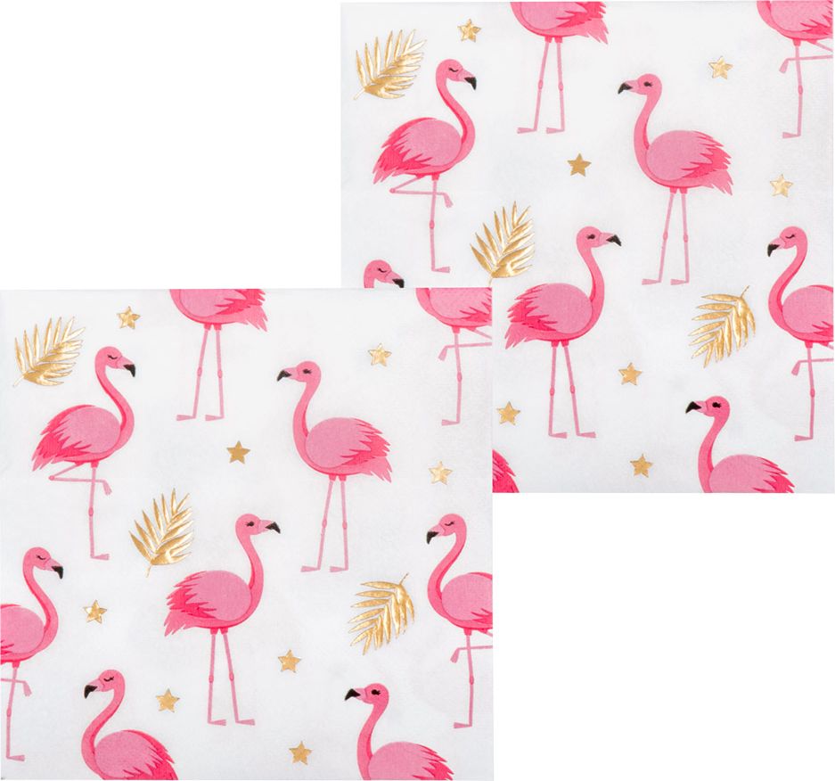 Flamingo thema party servetten