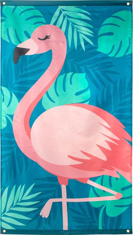Flamingo Thema Party Vlag