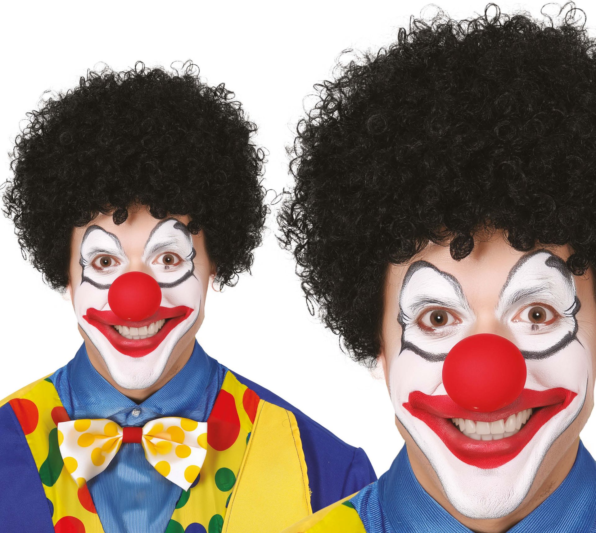 Flappie Zwarte Krullenpruik