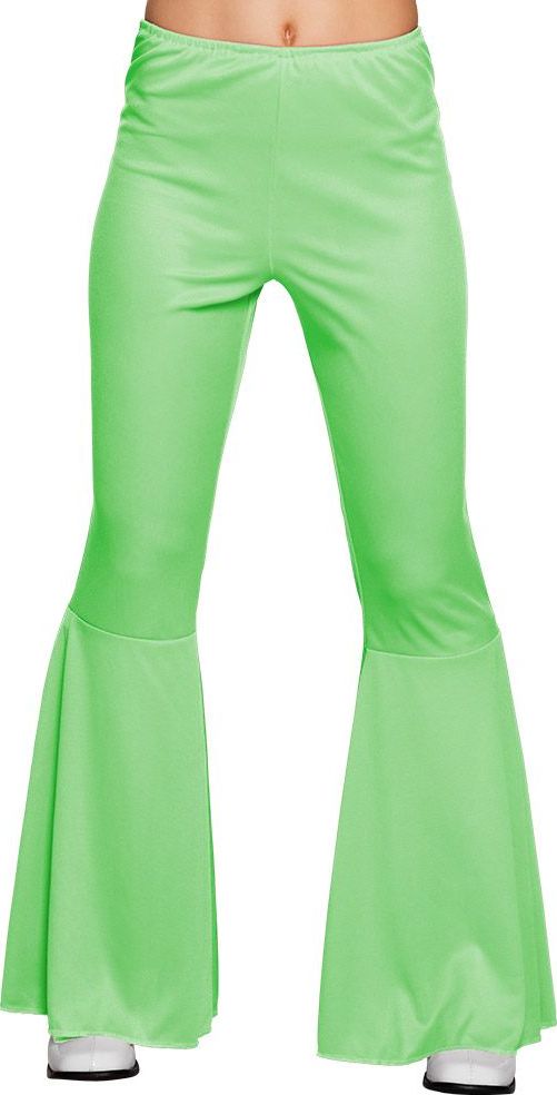 Flarebroek Dames Lichtgroen