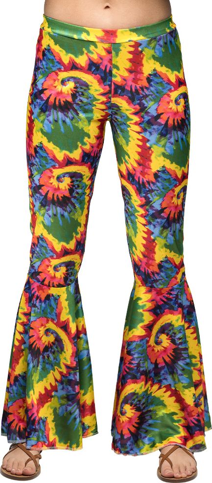 Flarebroek Dames Tie Dye Hippie