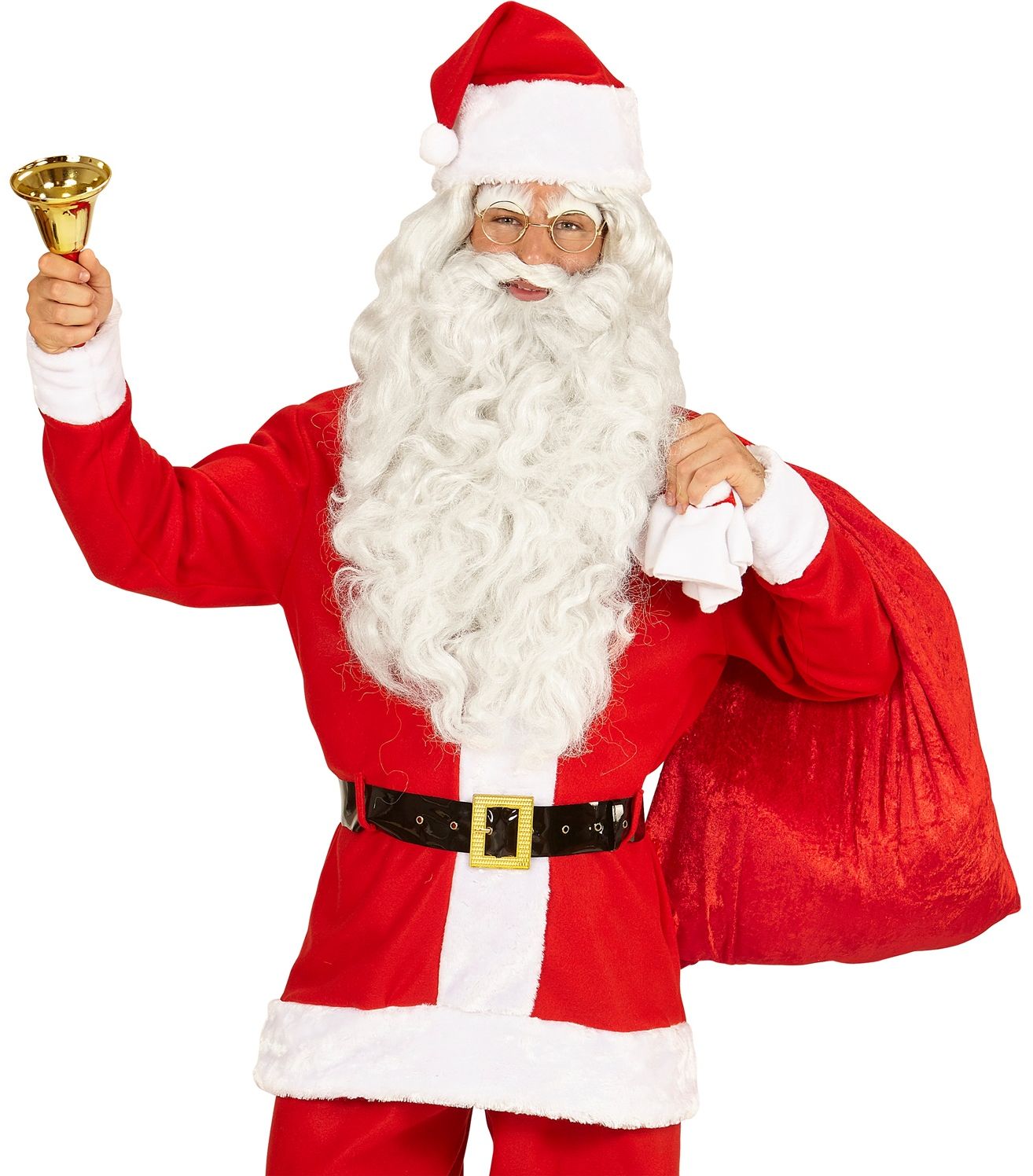 Fluwelen Kerstman Zak