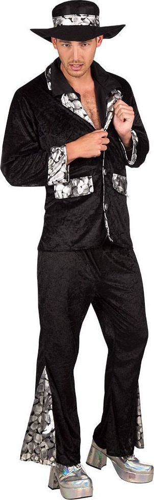 Fluwelen Pimp Kostuum Man