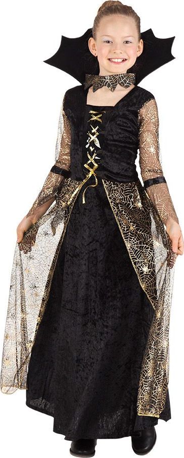 Fluwelen Spiderella Jurk Kind