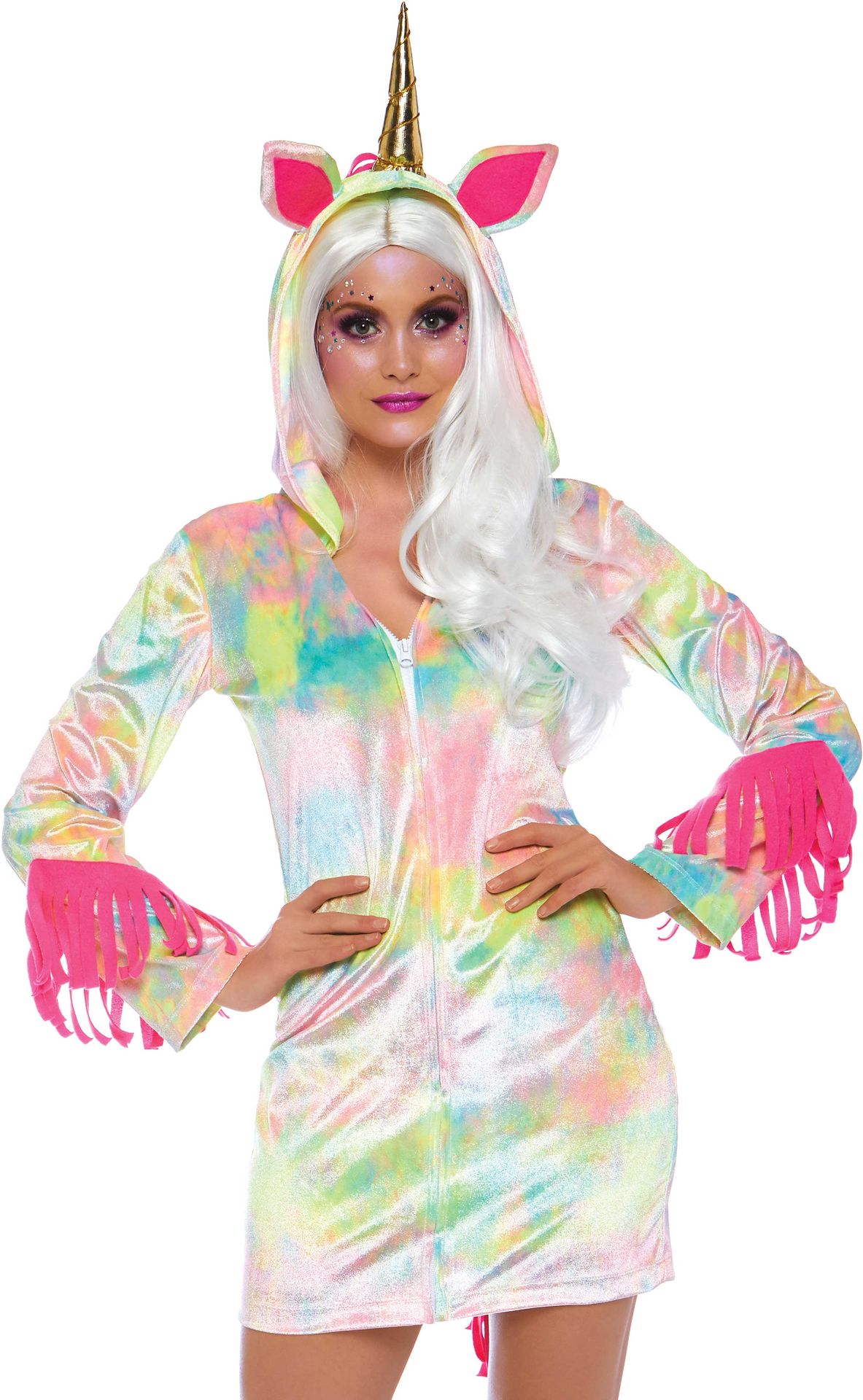 Fluwelen Unicorn Kostuum