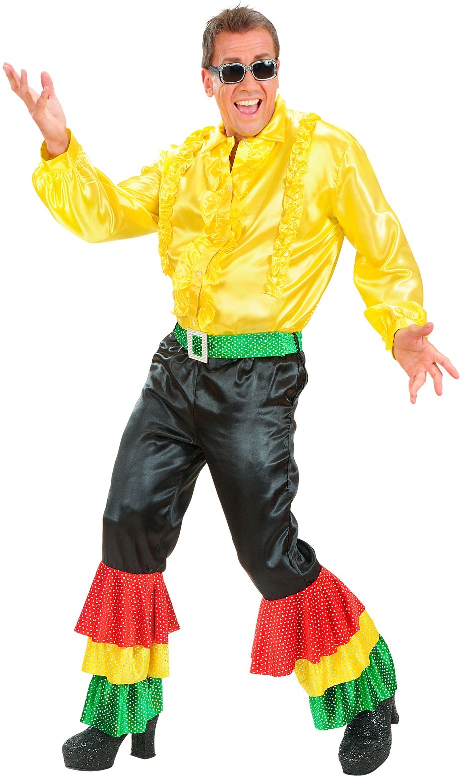 Fluwelen Zwarte Heren Broek met 3 Kleuren