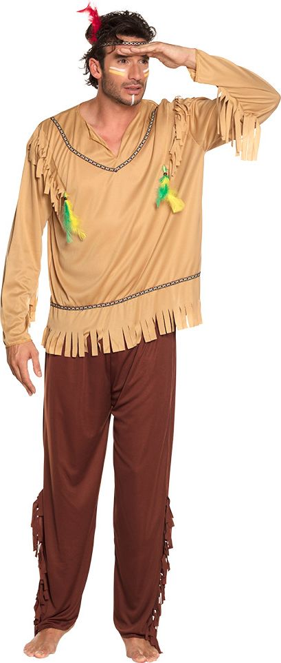 Flying eagle indianen kostuum heren