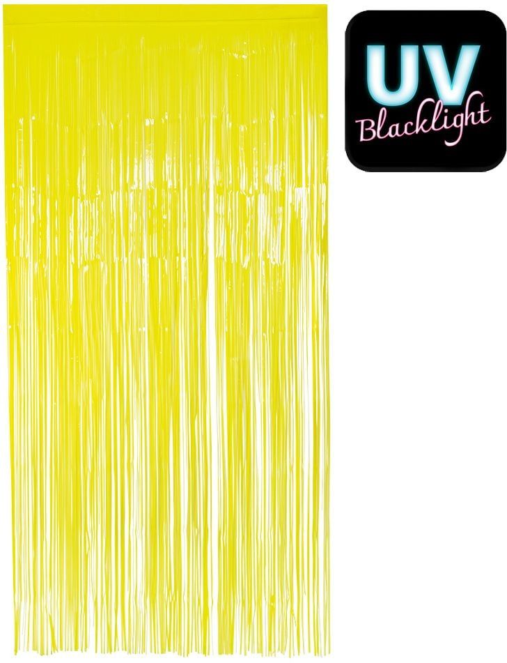 Folie Gordijn Neon Geel