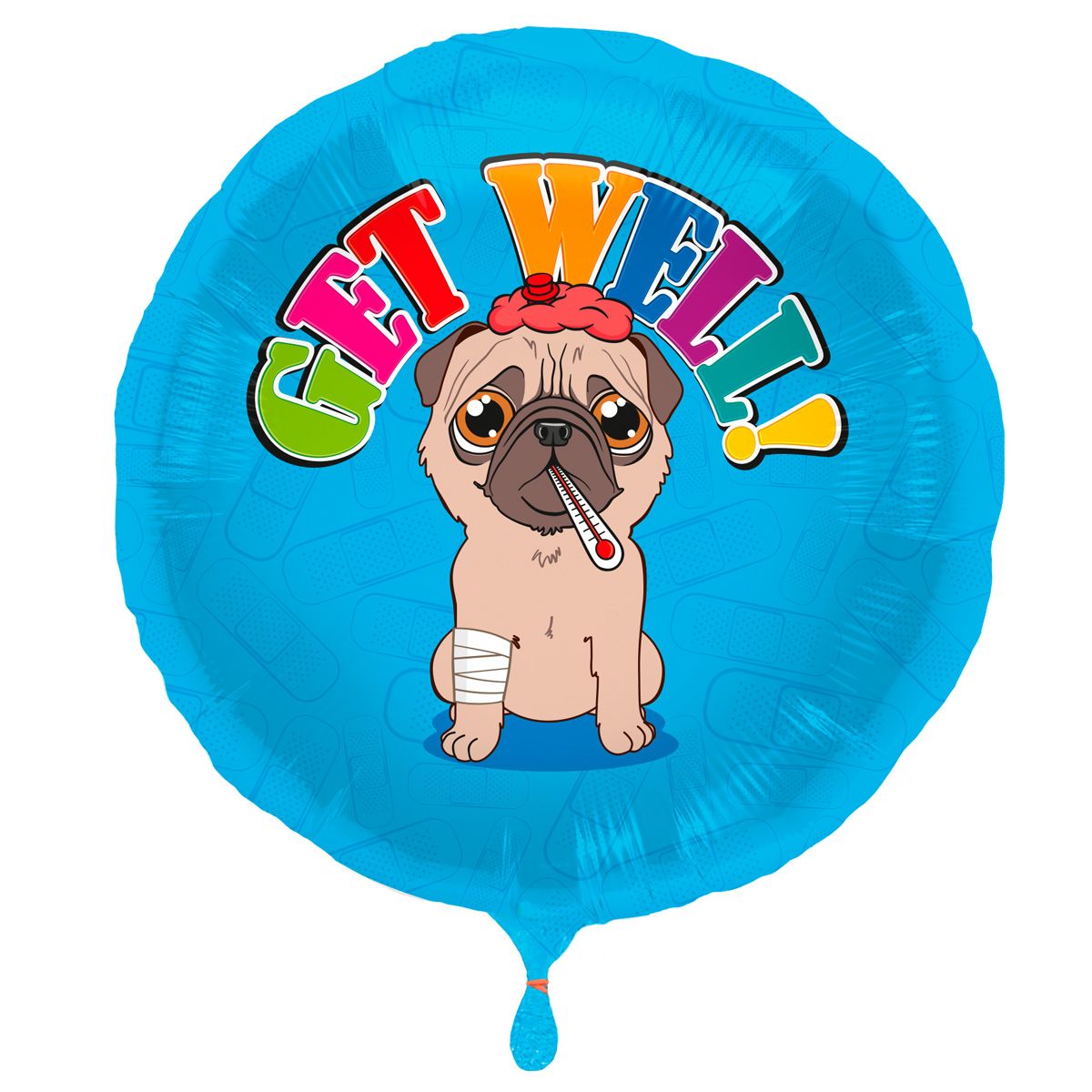 Folieballon beterschap hondje