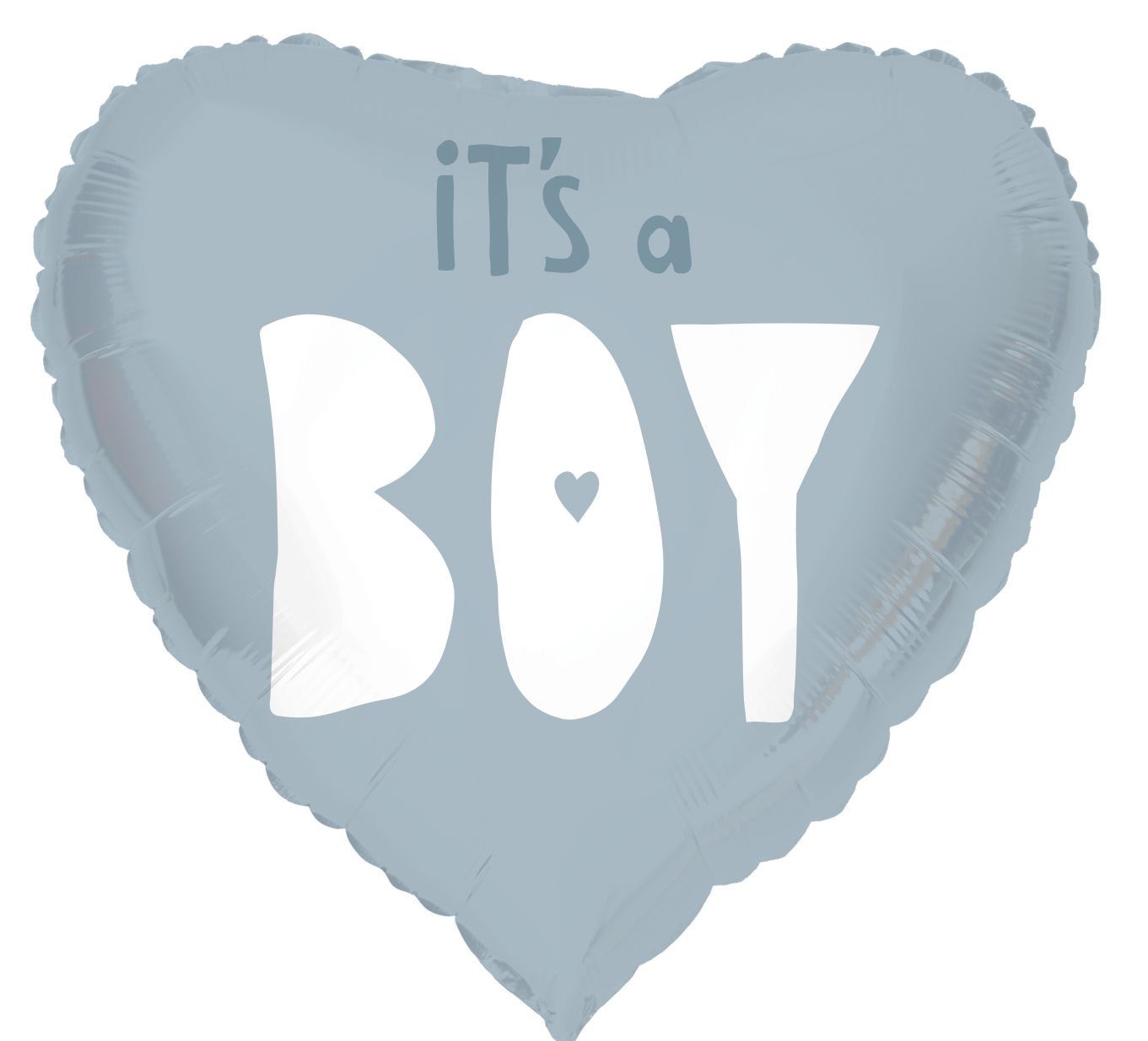 Folieballon hartvormig baby boy