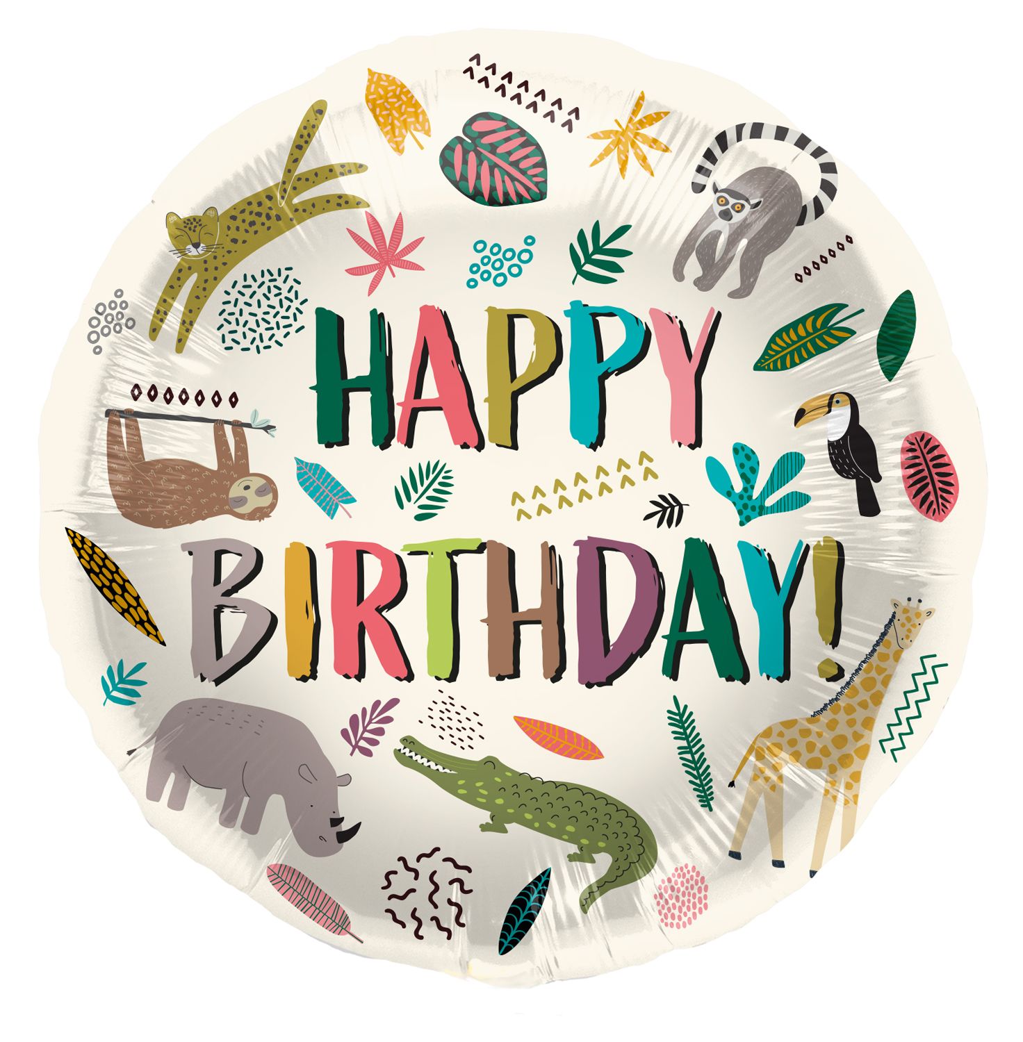 Folieballon Kinderfeestje Dierentuin