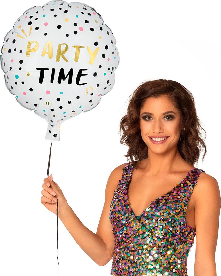 Folieballon 'Party Time' 45 cm