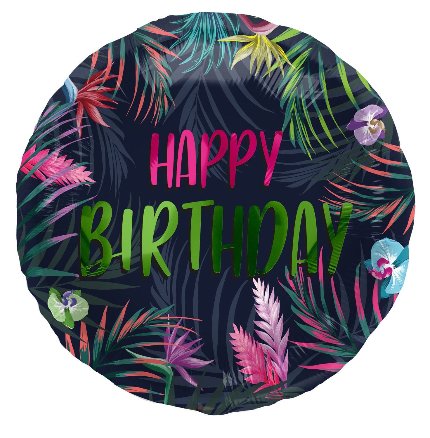 Folieballon Tropische verjaardag