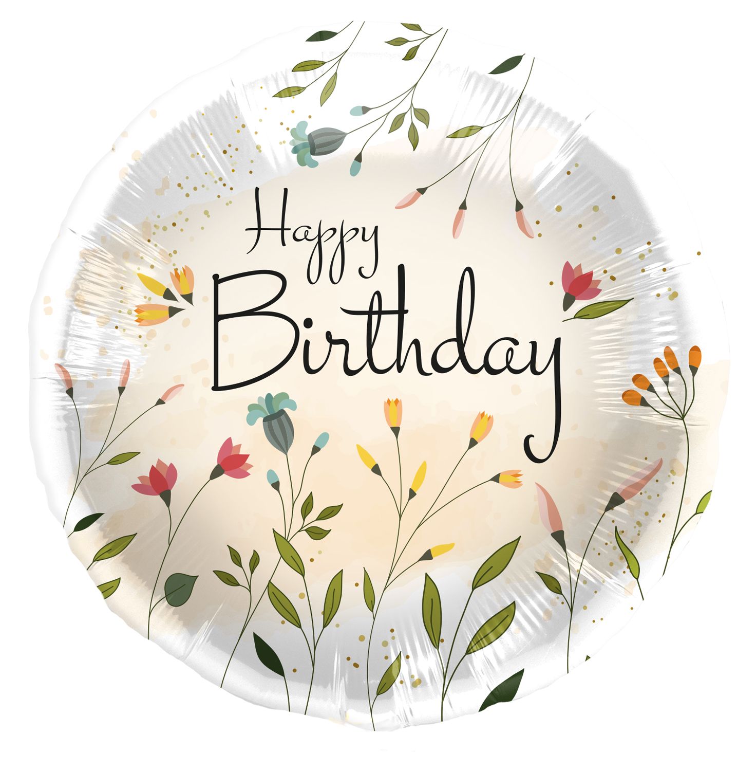 Folieballon Veldbloemen Verjaardag