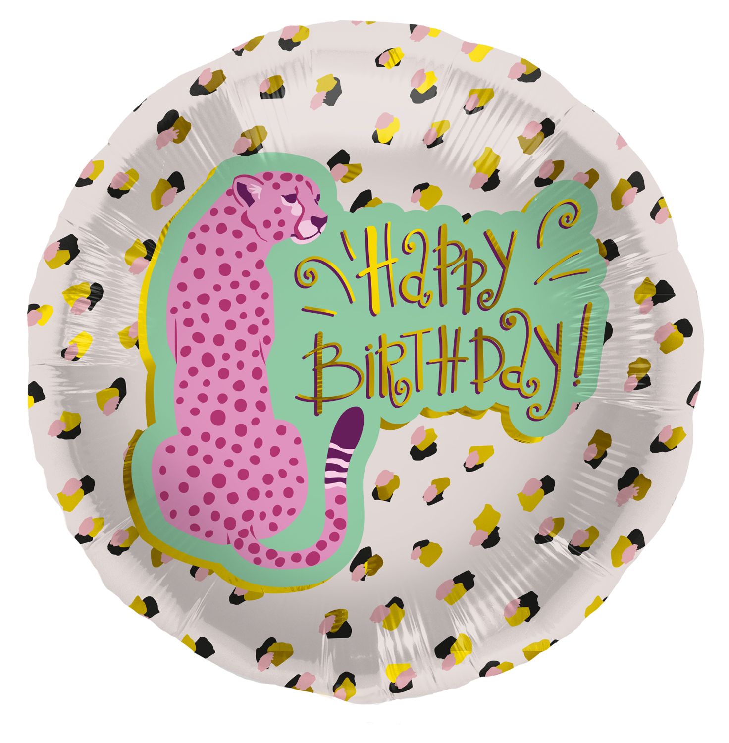 Folieballon Verjaardag met Roze Panter