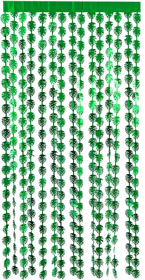 Foliegordijn Tropical Palmbladeren Groen