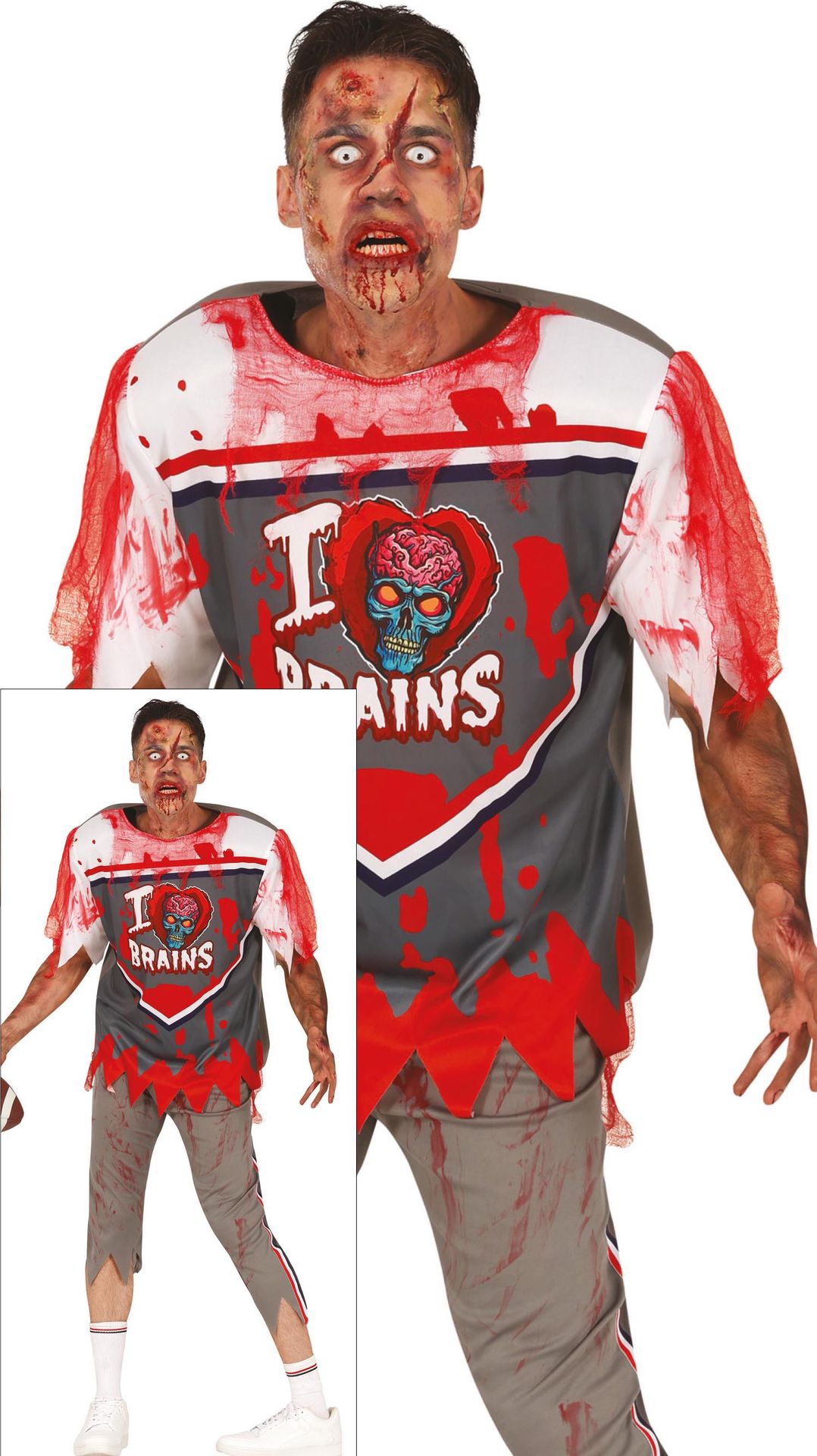 Football Zombie Kostuum Heren