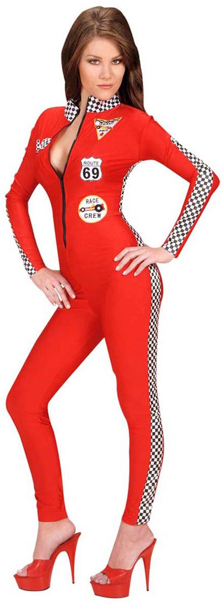 Formule 1 Race Catsuit Rood