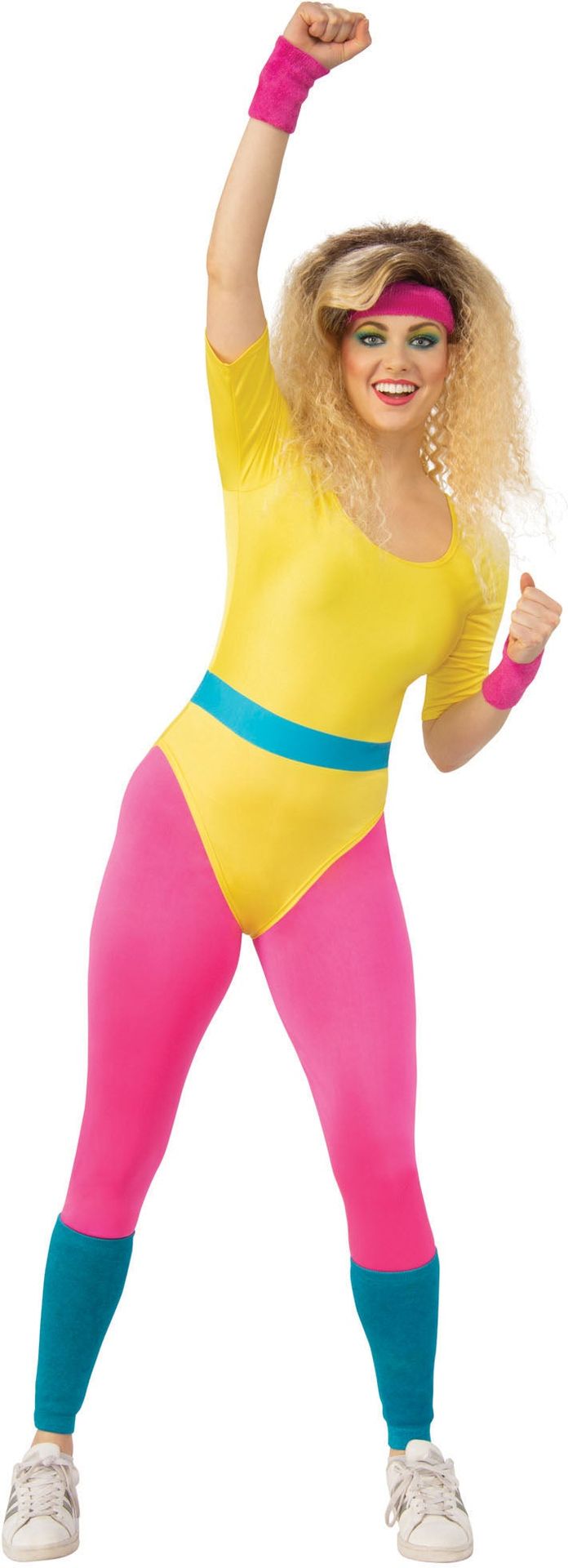 Fout Fitness Kostuum Dames Retro 80s