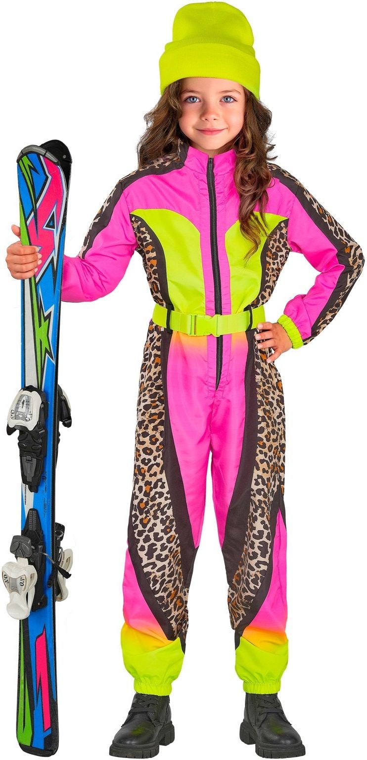 Fout Skipak Neon Roze Gele Luipaard Meisjes