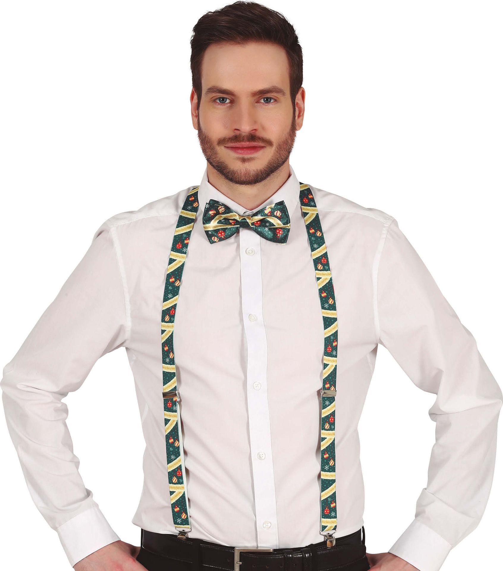 Foute Kerst Bretels Kerstballen