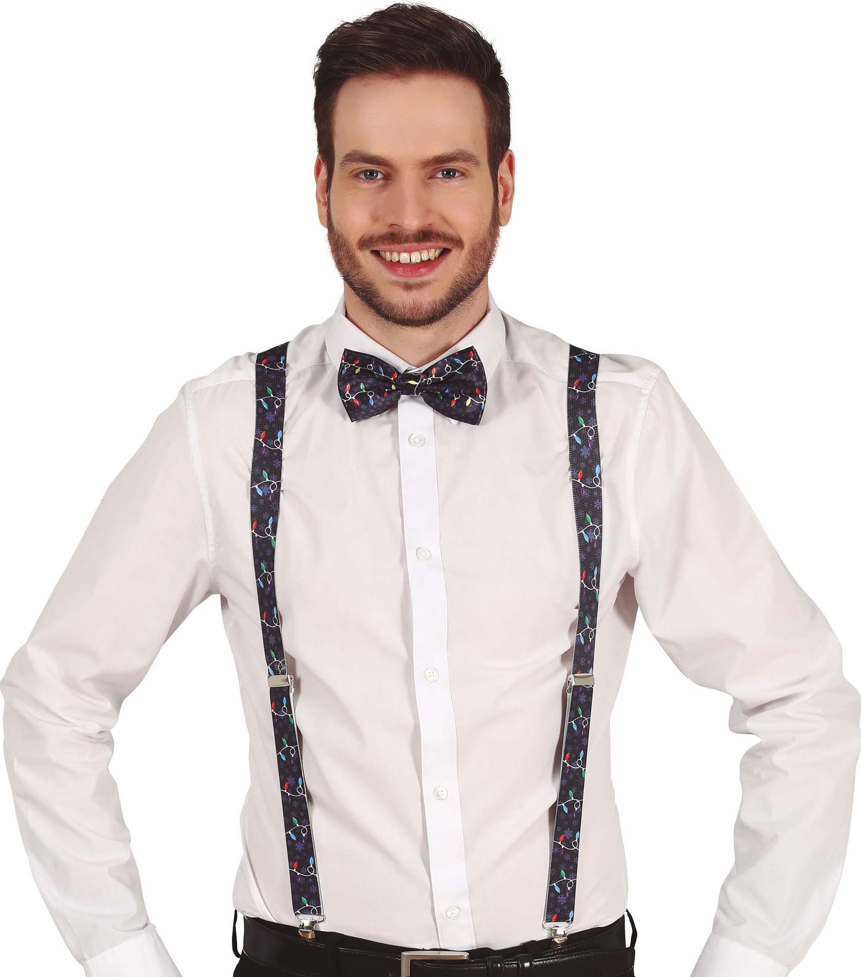 Foute Kerst Bretels Kerstlampjes