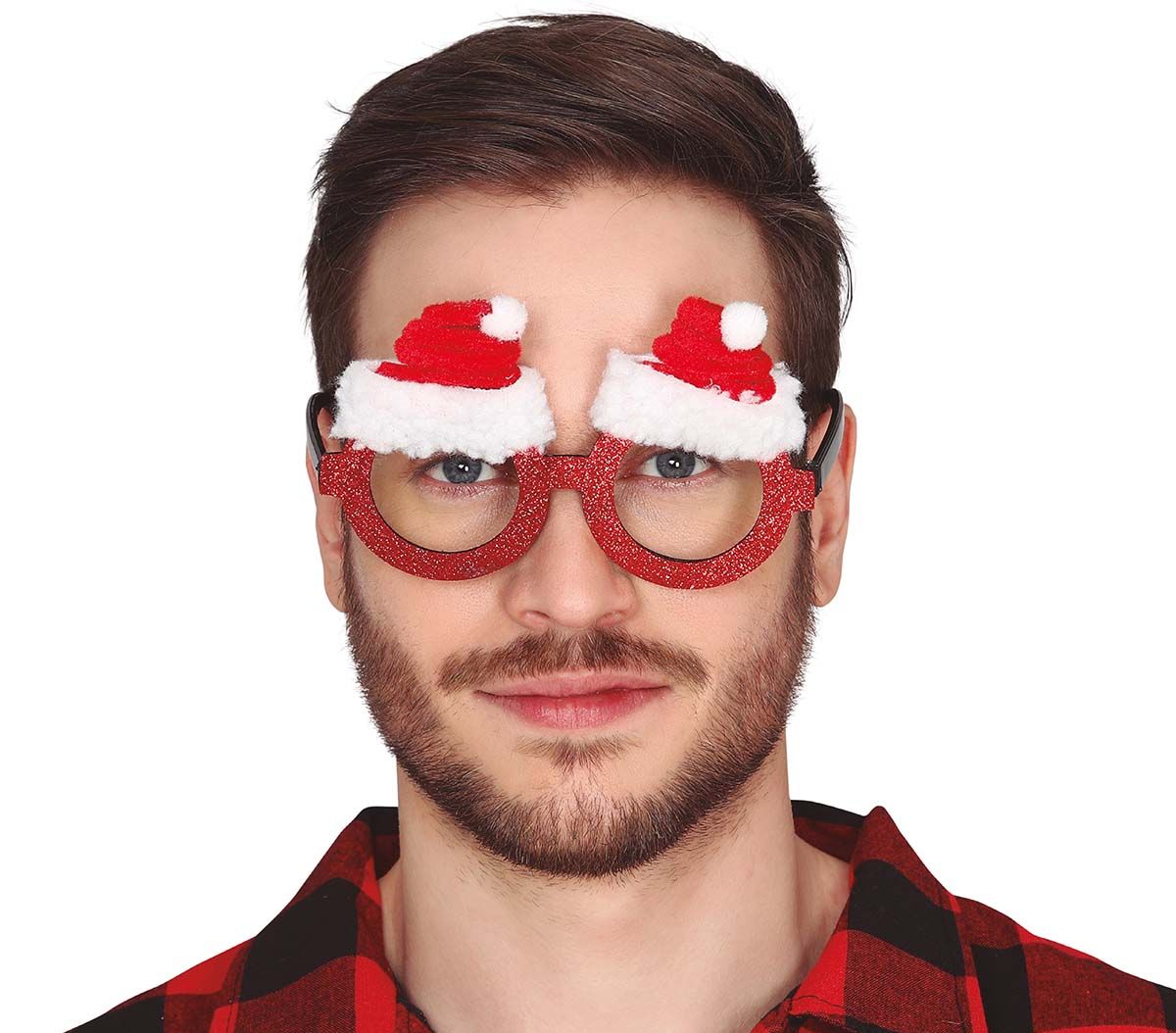 Foute Kerst Bril met Kerstmutsen