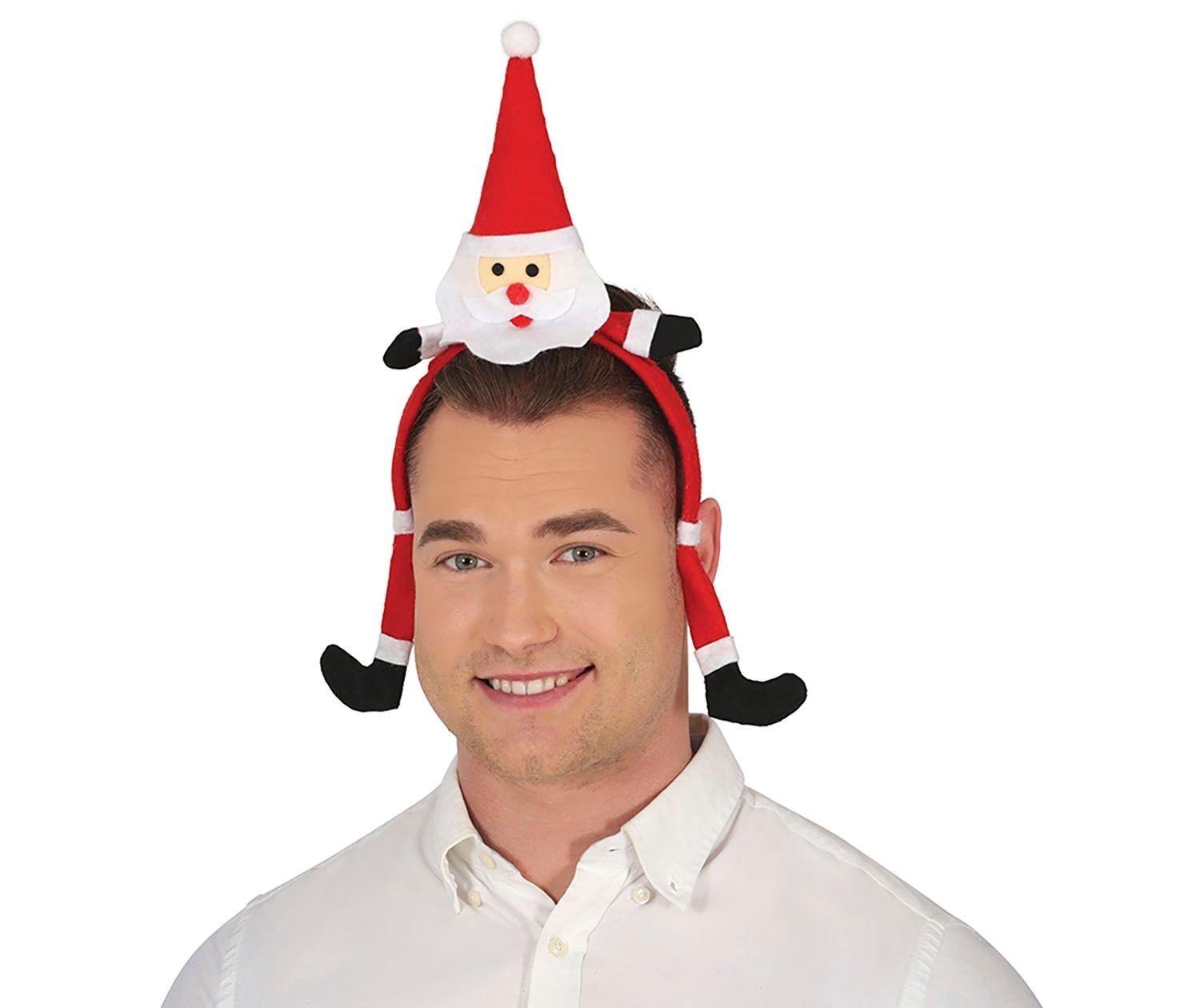 Foute Kerst Haarband Kerstman Benen