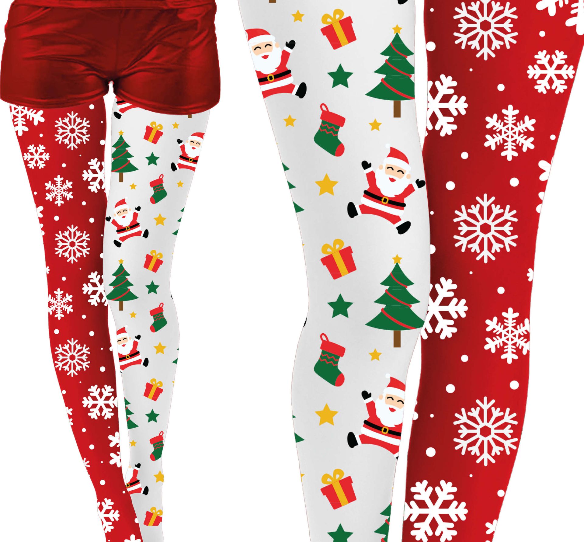 Foute Kerst Panty Dames