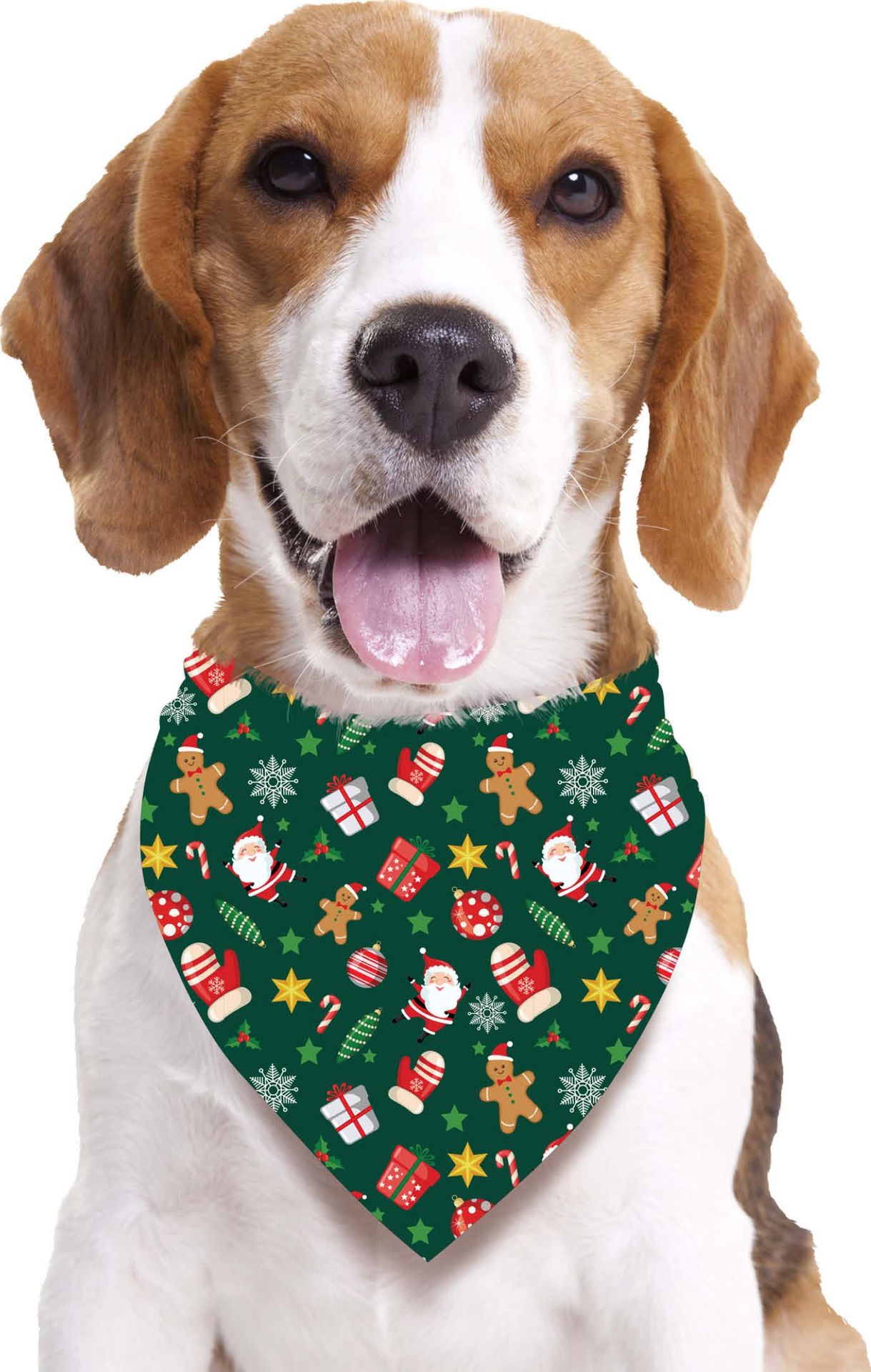 Foute Kerst Sjaal voor Honden Groen