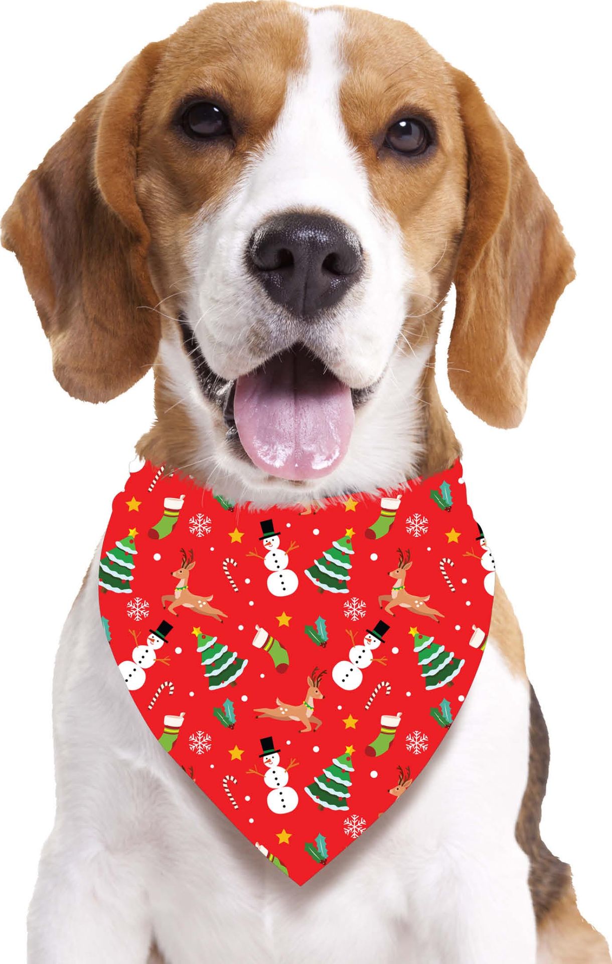 Foute Kerst Sjaal voor Honden Rood