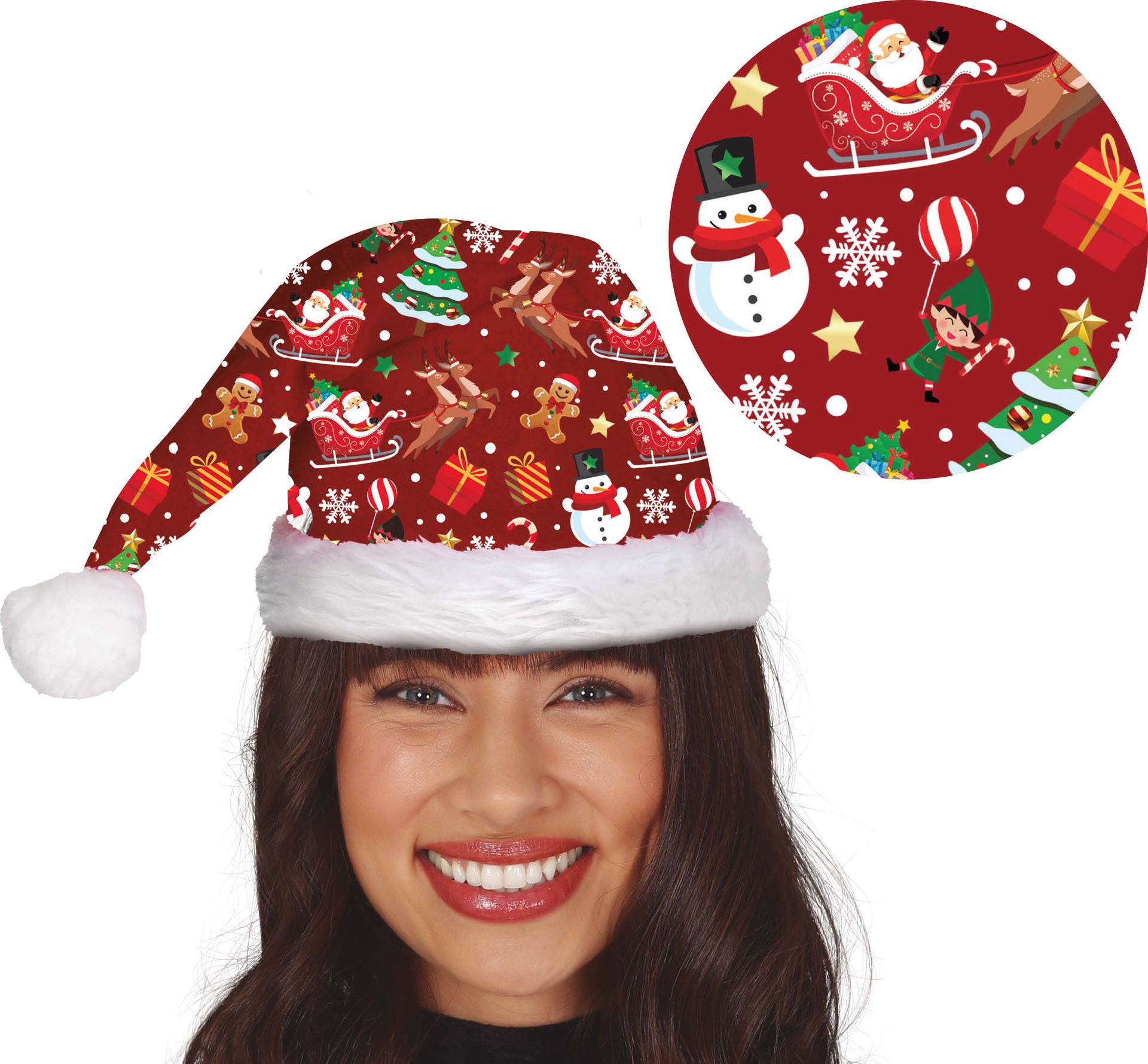 Foute Kerstman Muts Figuurtjes