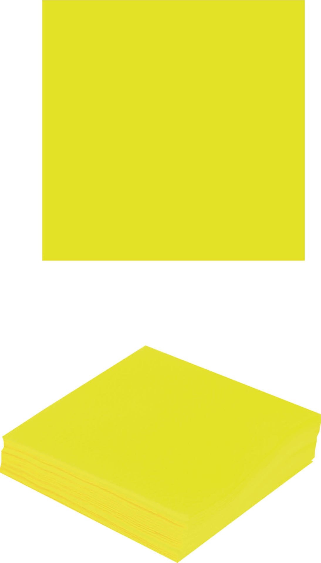 Foute Party Neon Gele Servetten