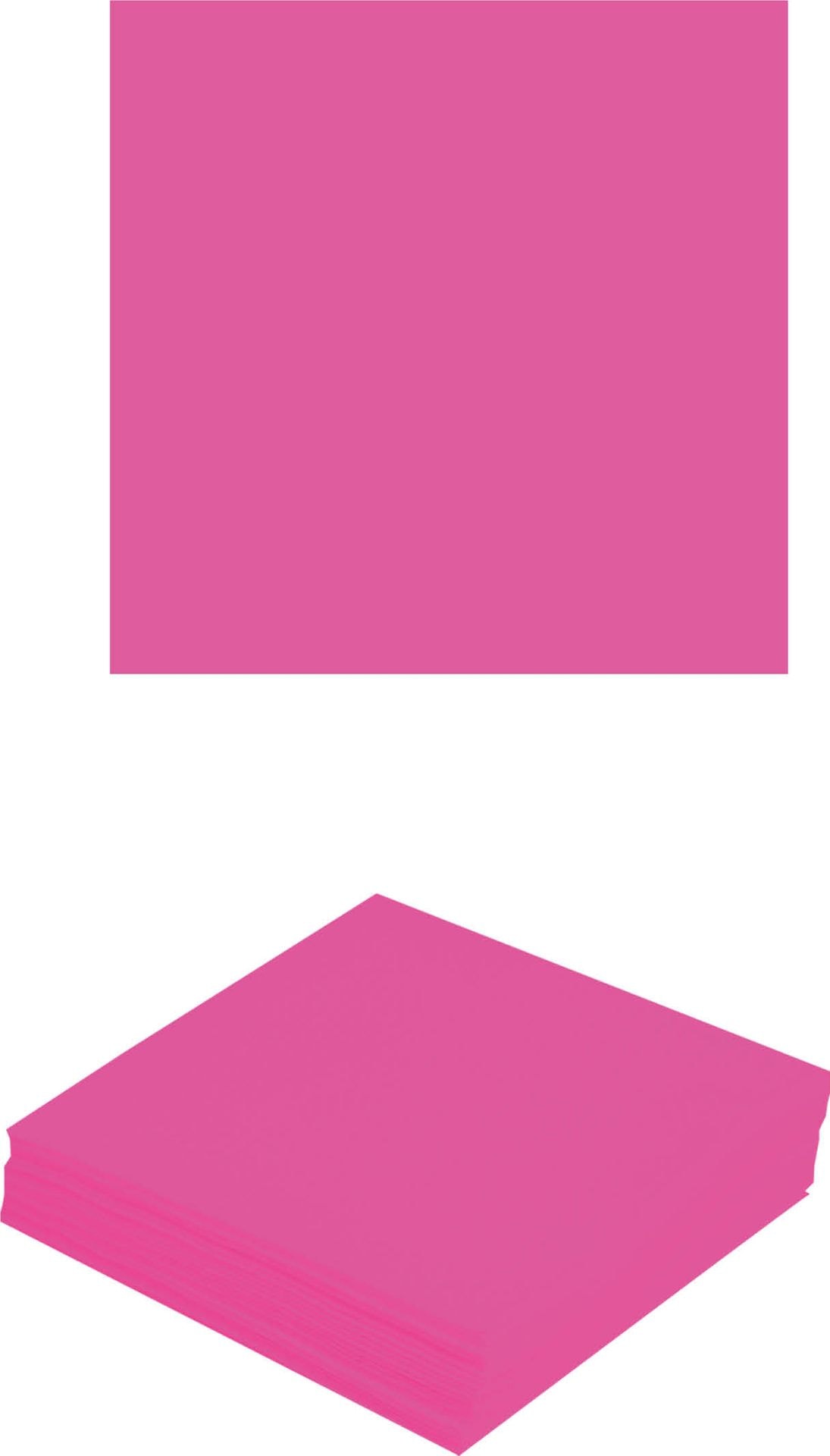 Foute Party Neon Roze Servetten