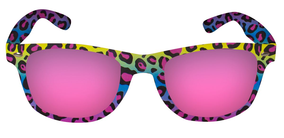 Foute Party Panter Feestbril Regenboog