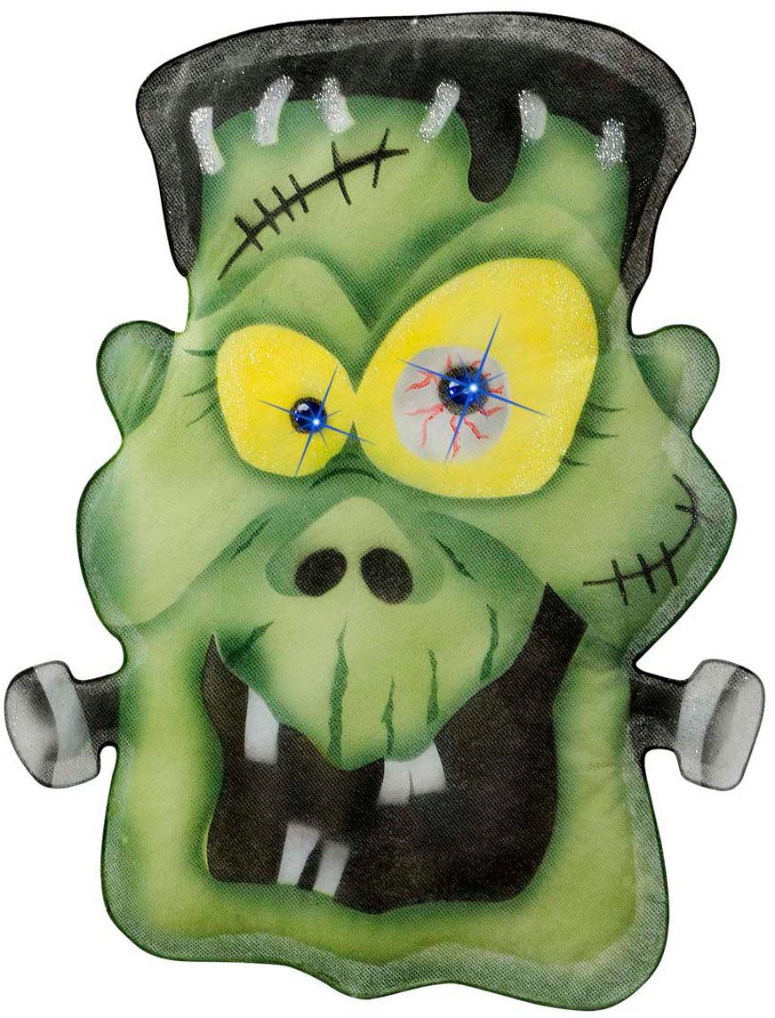Frankenstein versiering met edelsteen ogen