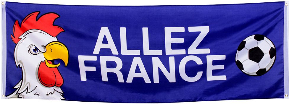 Frankrijk supporter banner