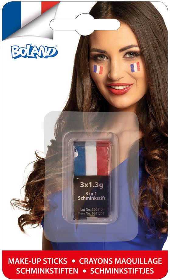 Frankrijk supporter schminkstift