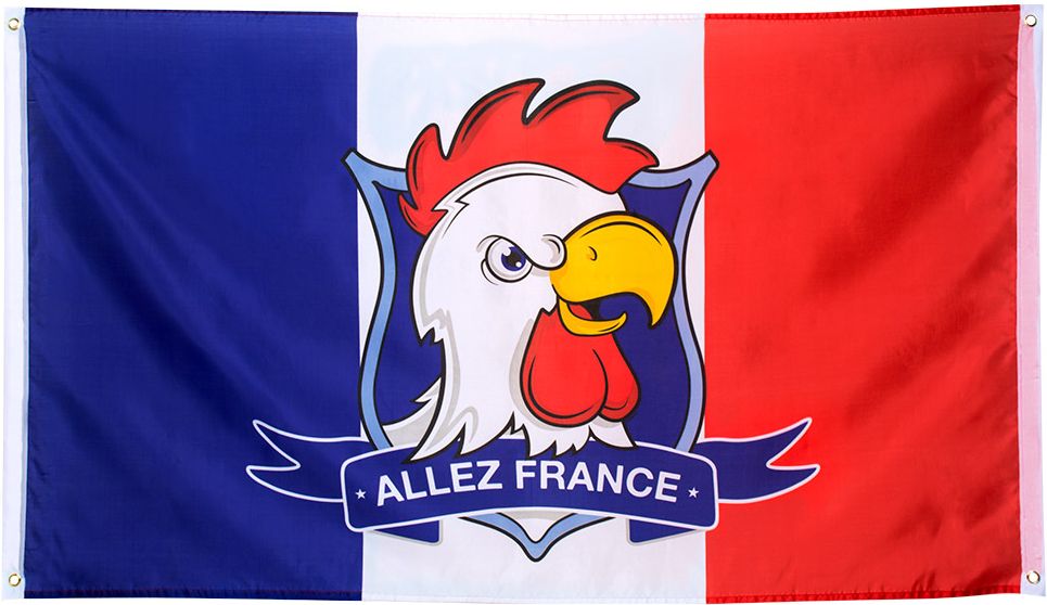 Frankrijk supporter vlag