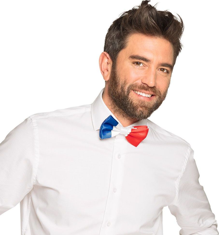 Frankrijk Supporter Vlinderstrik