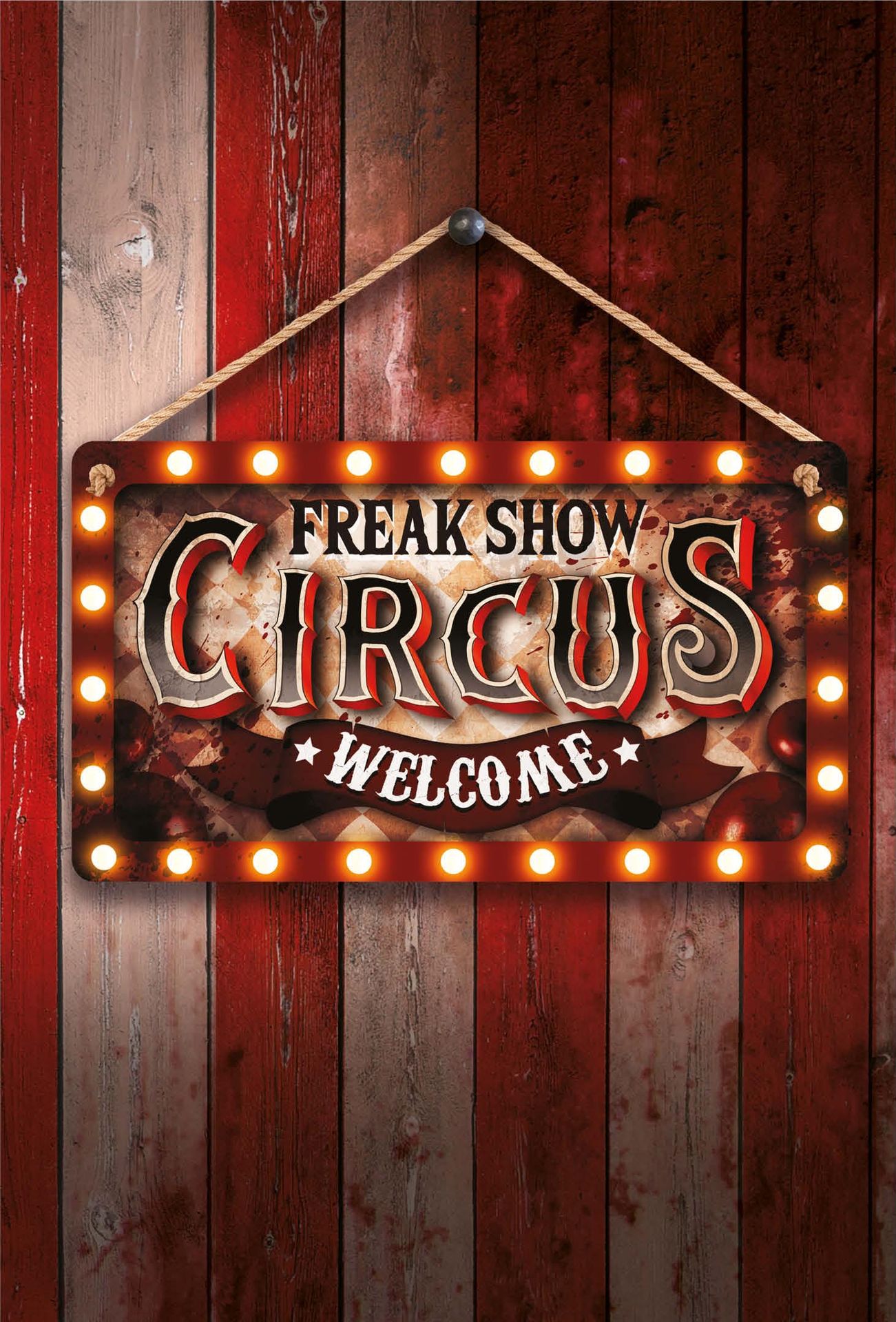Freak Show Circus Wandbord